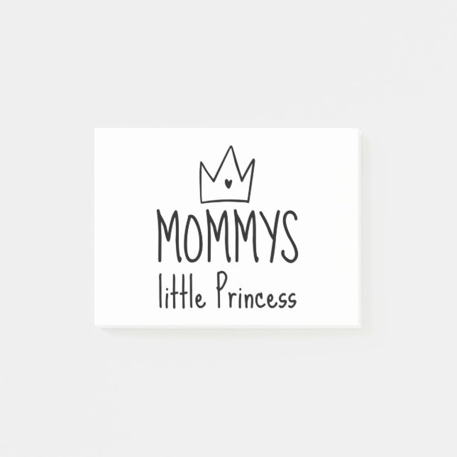 Notas Post-it® Mommys Little Princess (Anverso)