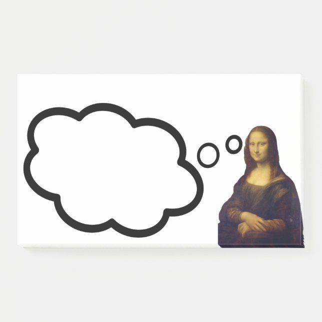 Notas Post-it® Mona Lisa (Anverso)