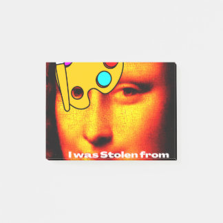 Notas Post-it® mona lisa painting story