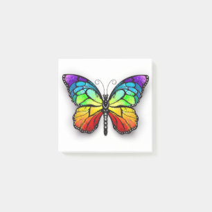 Notas Post-it® Monarca de mariposa arcoiris