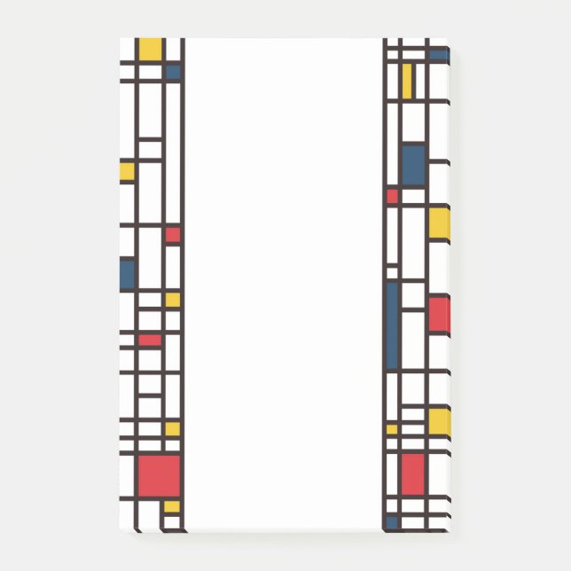 Notas Post-it® Mondrian de Stijl (Anverso)