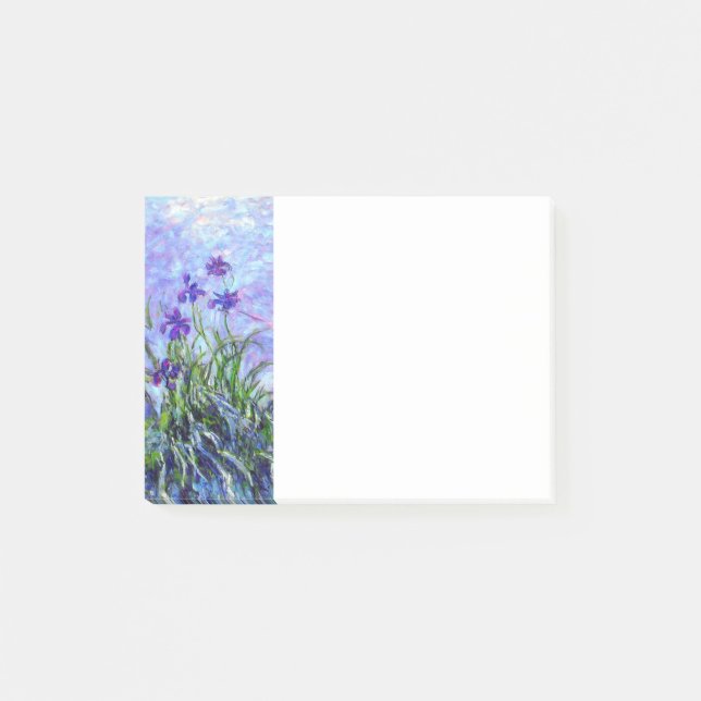 Notas Post-it® Monet Lilac Irises (Anverso)