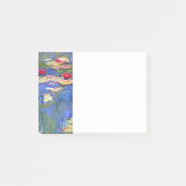 Notas Post-it® Monet Water Lilies (Anverso)