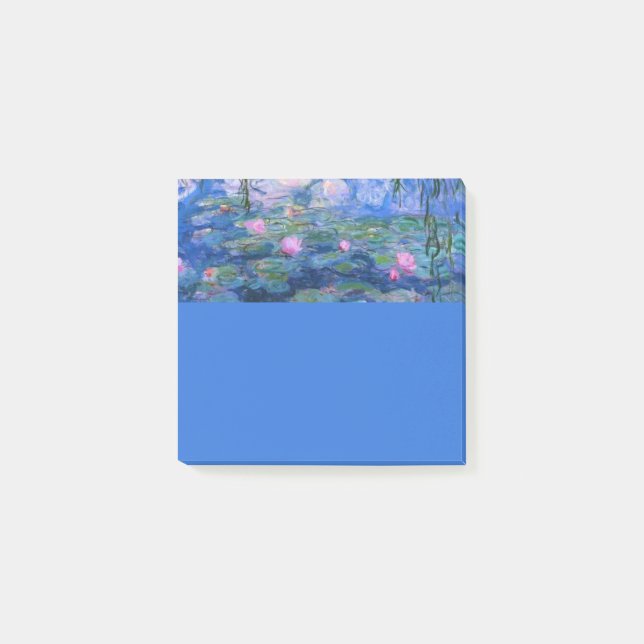 Notas Post-it® Monet Waterlilies (Anverso)