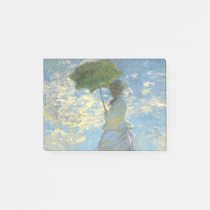 Notas Post-it® Monet Woman con una sombrilla