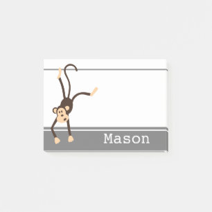 Notas Post-it® Mono Cheeky Funny Personalizado
