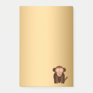 Notas Post-it® mono lindo personalizado