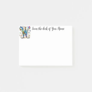 Notas Post-it® Monograma caprichoso W