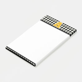 Notas Post-it® Monograma de dientes de perro