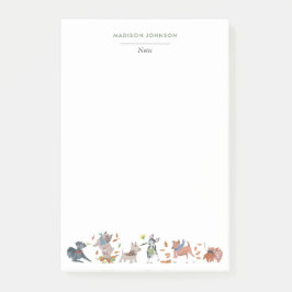 Notas Post-it® Monograma de perros pequeños