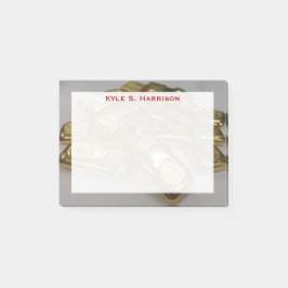 Notas Post-it® Monograma Feng Shui Lingotes de Oro Riqueza