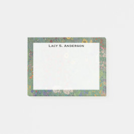 Notas Post-it® Monograma Gustav Klimt, Jardín de granja con giras