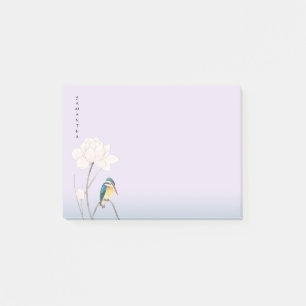 Notas Post-it® Monograma japonés vintage Lotus Post® 4 x 3