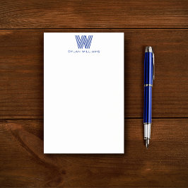 Notas Post-it® Monograma Minimalista moderno