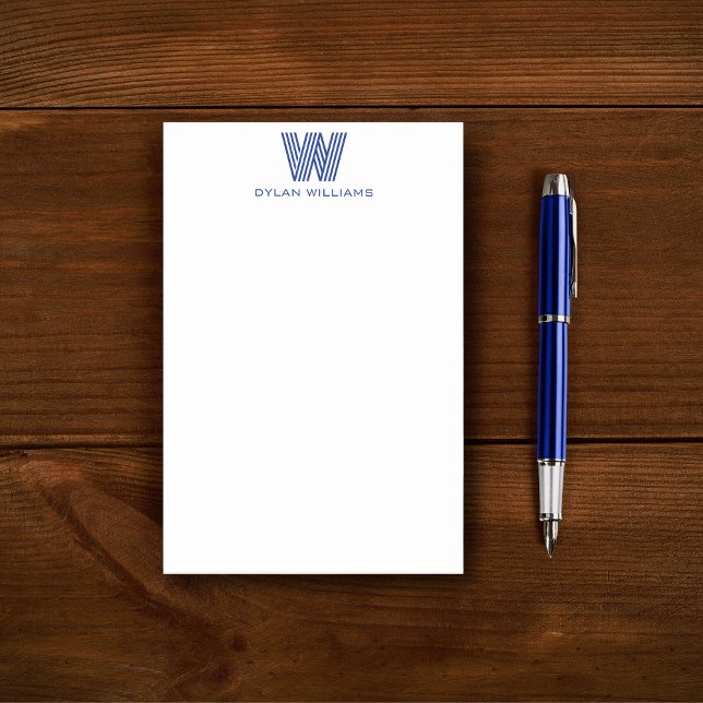 Notas Post-it® Monograma Minimalista moderno (Subido por el creador)