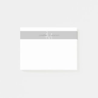 Notas Post-it® Monograma Minimalista moderno profesional