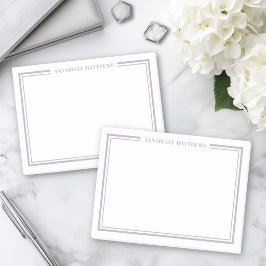 Notas Post-it® Monograma Minimalista Morado