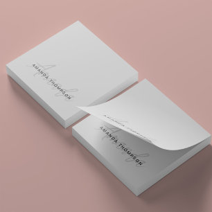 Notas Post-it® Monograma Moderno Personalizado Con Nombre