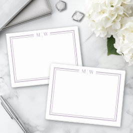 Notas Post-it® Monograma Morado