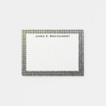 Monograma Pequeña Grunge Faux Cuadrados Metalizado