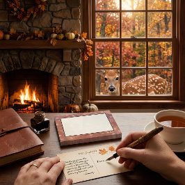 Notas Post-it® Monograma Personalizado con Motivo de Lunares de C