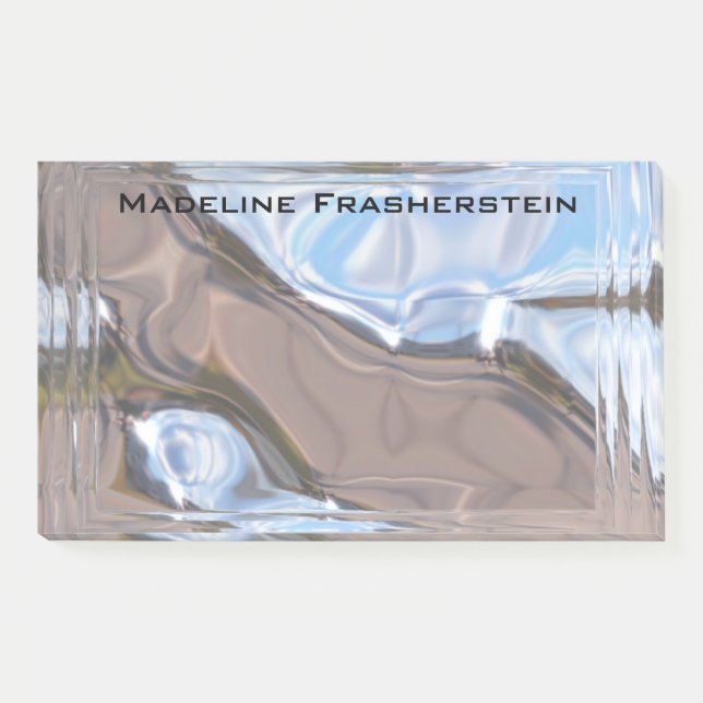 Notas Post-it® Monograma profesional Baronne Elegant (Anverso)