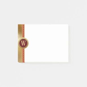 Notas Post-it® Monograma romano