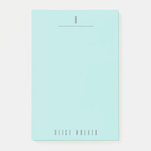 Notas Post-it® monograma sofisticado moderno