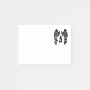 Notas Post-it® Monograma Tattoo Angel Wing