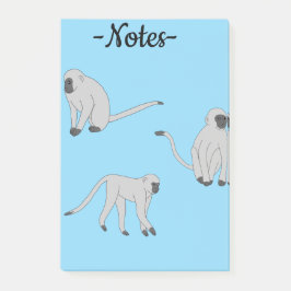 Notas Post-it® Monos de terciopelo