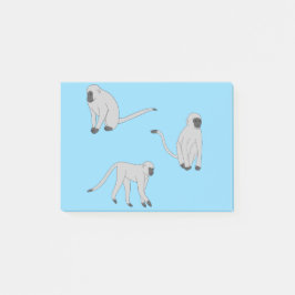 Notas Post-it® Monos de terciopelo