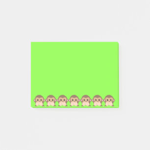 Notas Post-it® Monos lindos