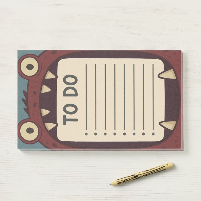 Notas Post-it® Monster Pad To Do List (En escritorio)