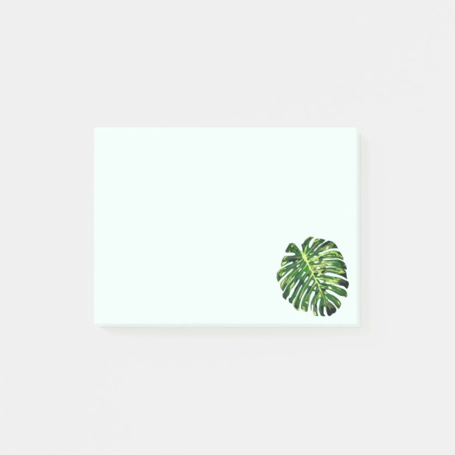 Notas Post-it® Monstera Leaf Post Apunta (Anverso)