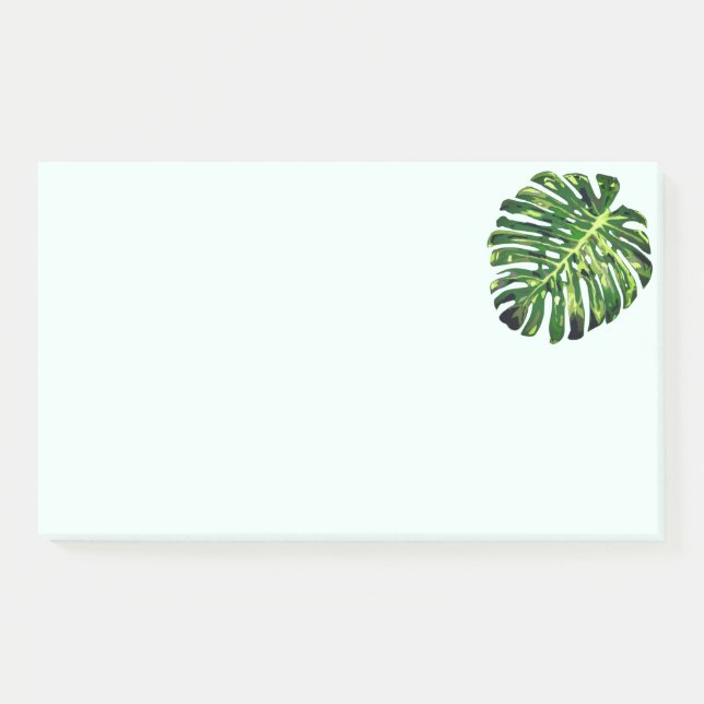 Notas Post-it® Monstera Leaf Sticky Notes (Anverso)