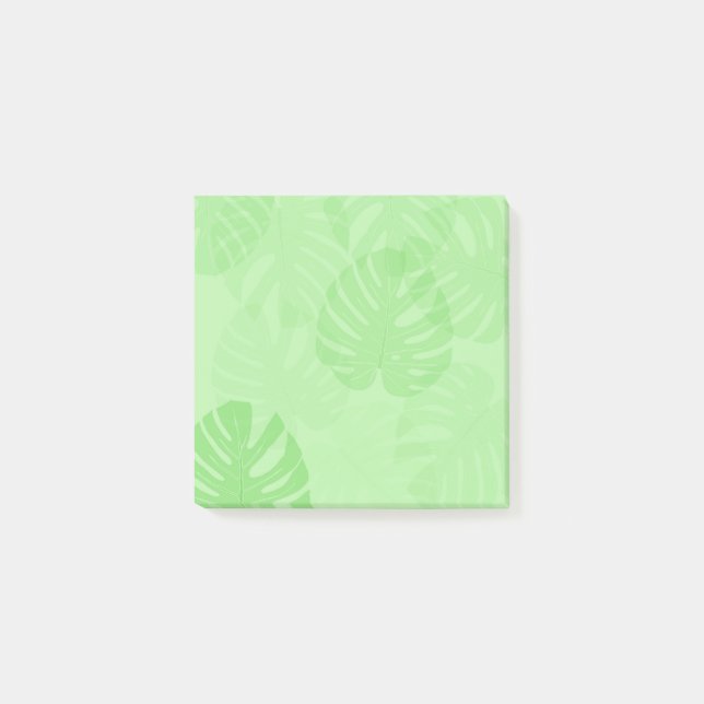 Notas Post-it® Monstera Leaves Post-it Notes (Anverso)