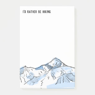 Notas Post-it® Mont Blanc Escena alpina Prefiero Caminar