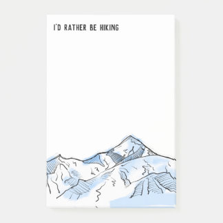 Notas Post-it® Mont Blanc Escena alpina Prefiero Caminar