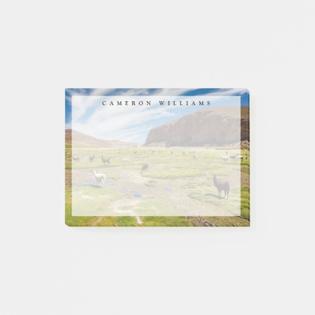 Notas Post-it® Montañas | Andes bolivianos (Anverso)