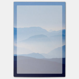 Notas Post-it® Montañas Azules Escena Relajante Meditativa