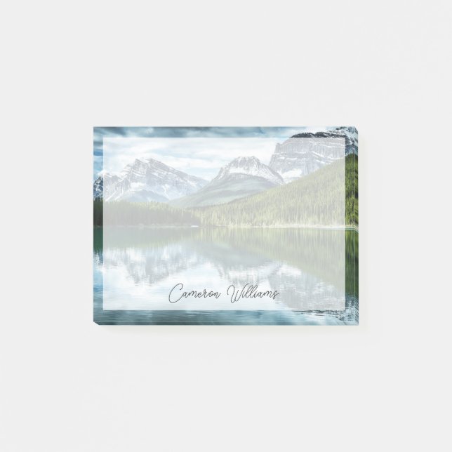 Notas Post-it® Montañas | Canadian Rockies, Alberta Canadá (Anverso)