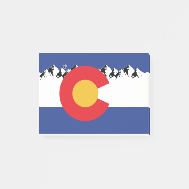Notas Post-it® Montañas Colorado (Anverso)