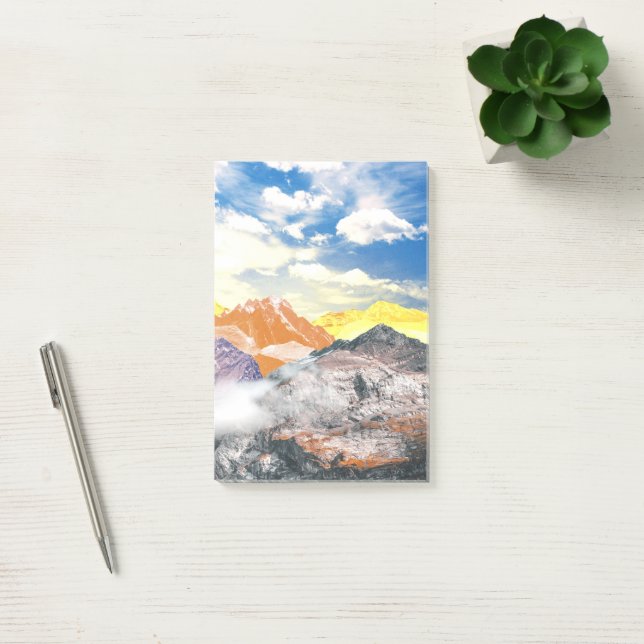 Notas Post-it® Montañas (fotomontaje) 1 (Oficina)