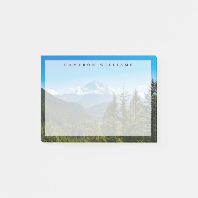 Notas Post-it® Montañas | Monte Hood Oregon (Anverso)