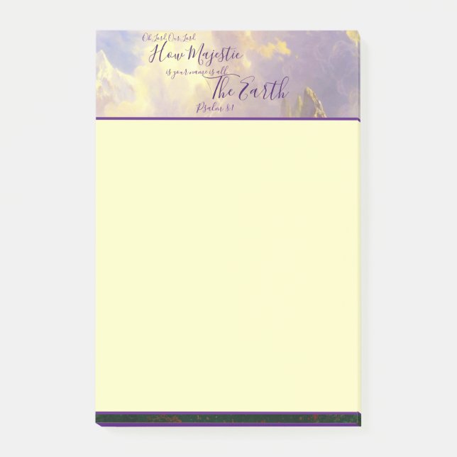 Notas Post-it® montañas Rocosas Majestuosas  (Anverso)