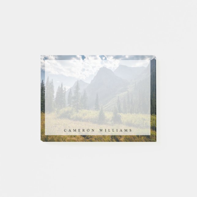 Notas Post-it® Montañas | Silvicultura de la Santísima Cruz, Colo (Anverso)