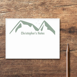 Notas Post-it® Montañas verdes