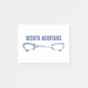 Notas Post-it® Montañas Wichita escalando rápido