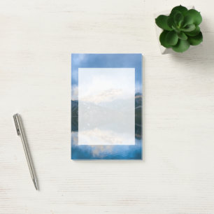 Notas Post-it® Montañas y Lago de la Naturaleza Fotografía