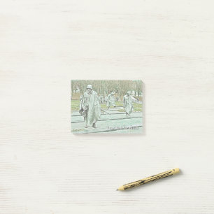 Notas Post-it® Monumento a los Veteranos de la Guerra de Corea